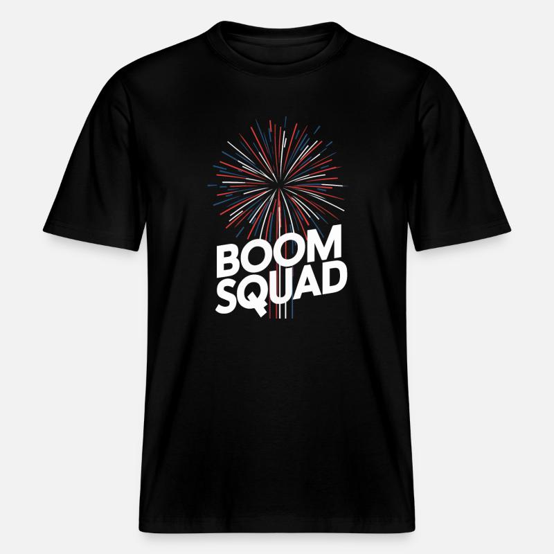 Pyrotechnics Fireworks Pyrotechnics - RELAXED FIT Unisex Organic T-Shirt - black