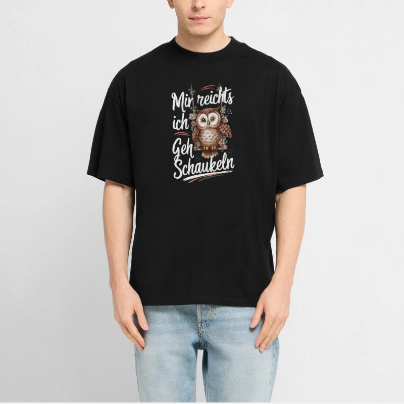 Nachteule Eule Eulen Vogel  RELAXED FIT Unisex Organic T-Shirt