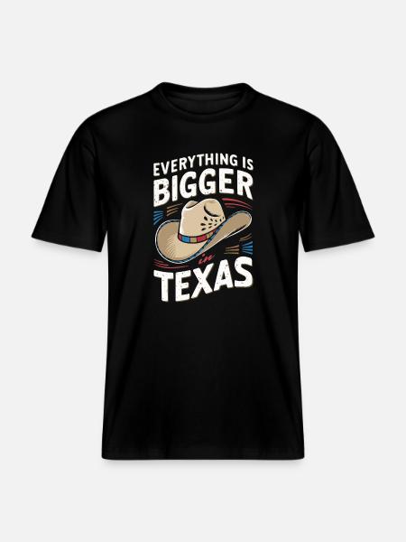 Texas State Texans Texas -  RELAXED FIT Unisex Organic T-Shirt - black