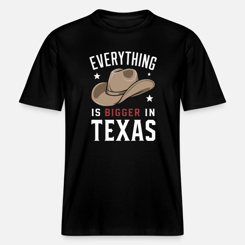 Texas State Texans Texas - RELAXED FIT Unisex Organic T-Shirt - black