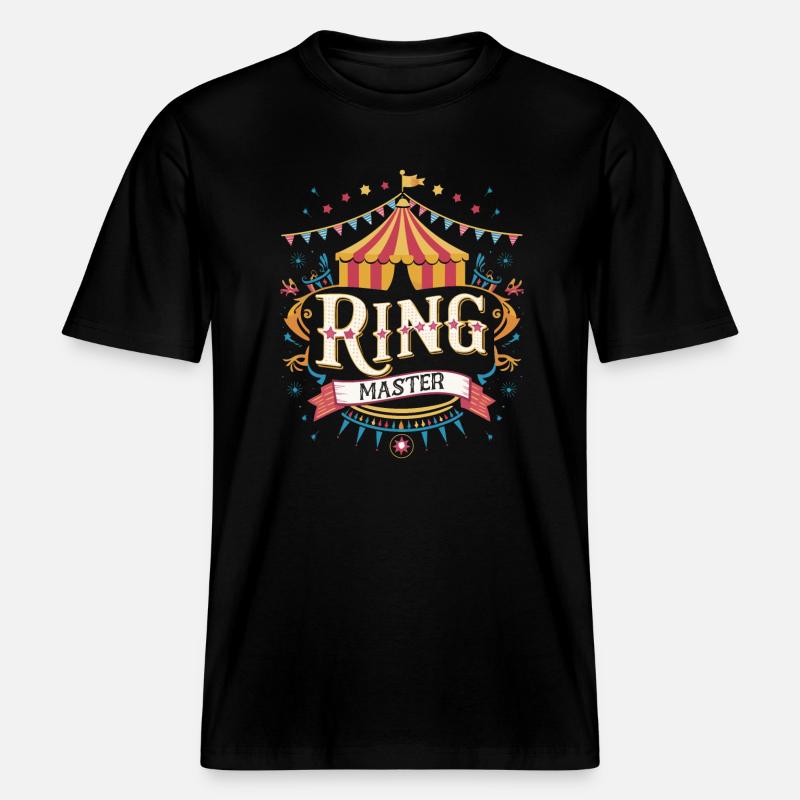Cirque Carnaval Carnaval -  T-shirt unisexe RELAXED FIT en coton bio - noir