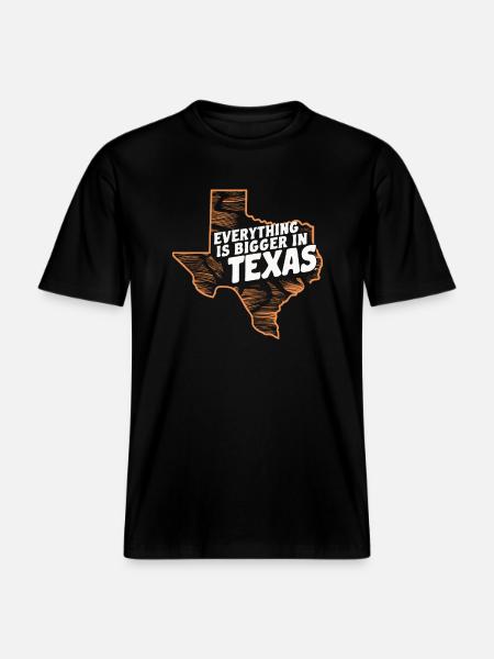 Texas State Texans Texas - RELAXED FIT Unisex Organic T-Shirt - black