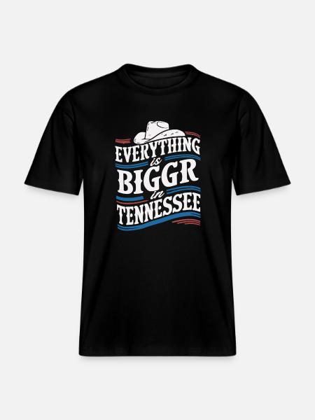 Tennessee, USA, America - RELAXED FIT Unisex Organic T-Shirt - black