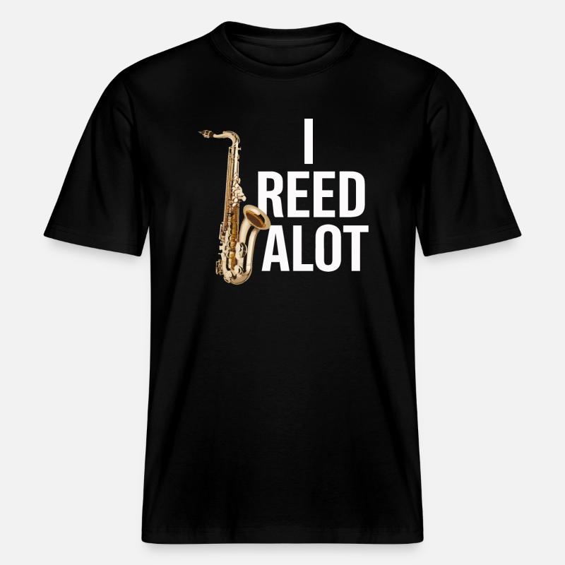 Saxophone Saxophone - T-shirt unisexe RELAXED FIT en coton bio - noir