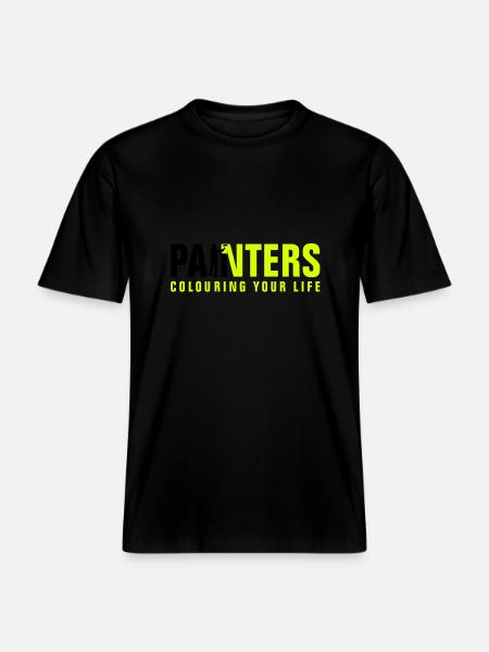 painters_062012_a_2c - RELAXED FIT Unisex Organic T-Shirt - black
