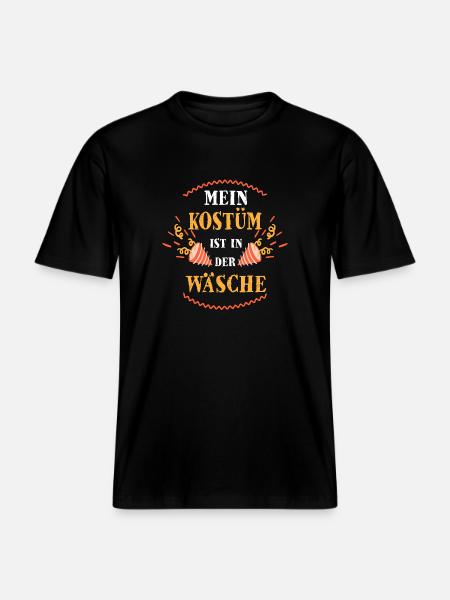 Fasching Karneval - RELAXED FIT Unisex Organic T-Shirt - Schwarz