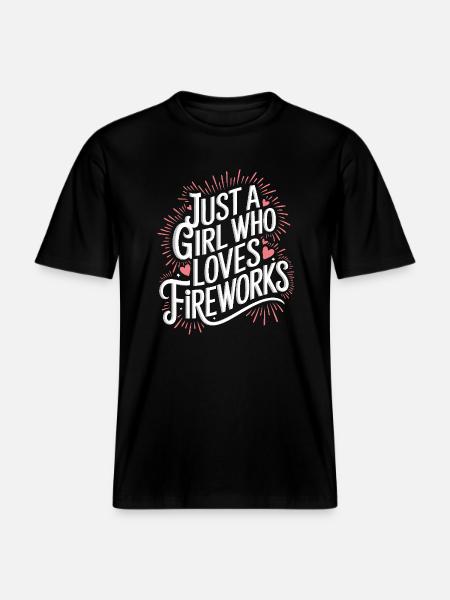 Pyrotechnics Fireworks Pyrotechnics - RELAXED FIT Unisex Organic T-Shirt - black