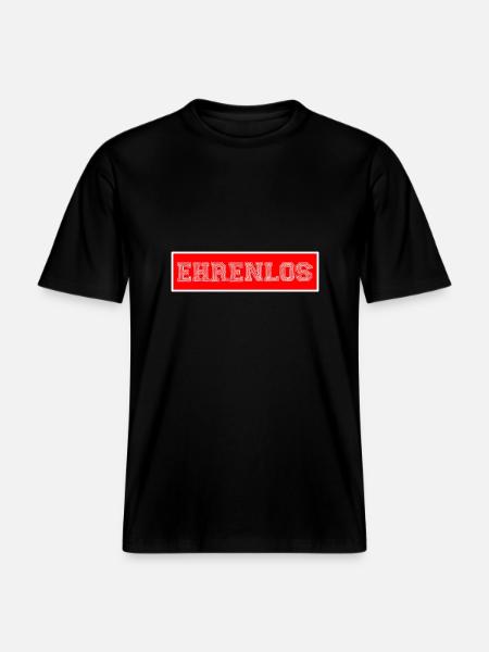 Ehrenlos -  RELAXED FIT Unisex Organic T-Shirt - Schwarz