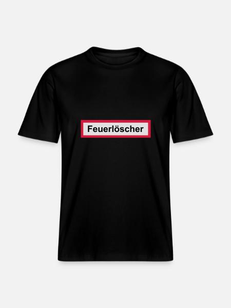 Feuerwehr -  RELAXED FIT Unisex Organic T-Shirt - black