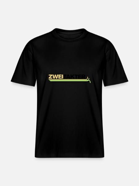 zweitakter_claim -  RELAXED FIT Unisex Organic T-Shirt - Schwarz
