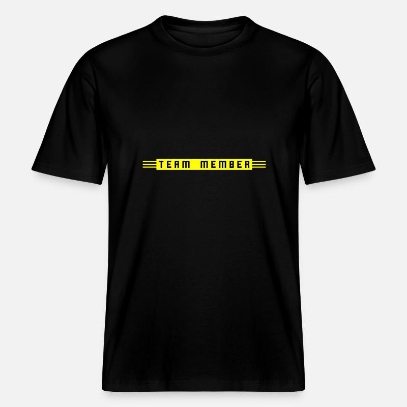 Équipier -  T-shirt unisexe RELAXED FIT en coton bio - noir