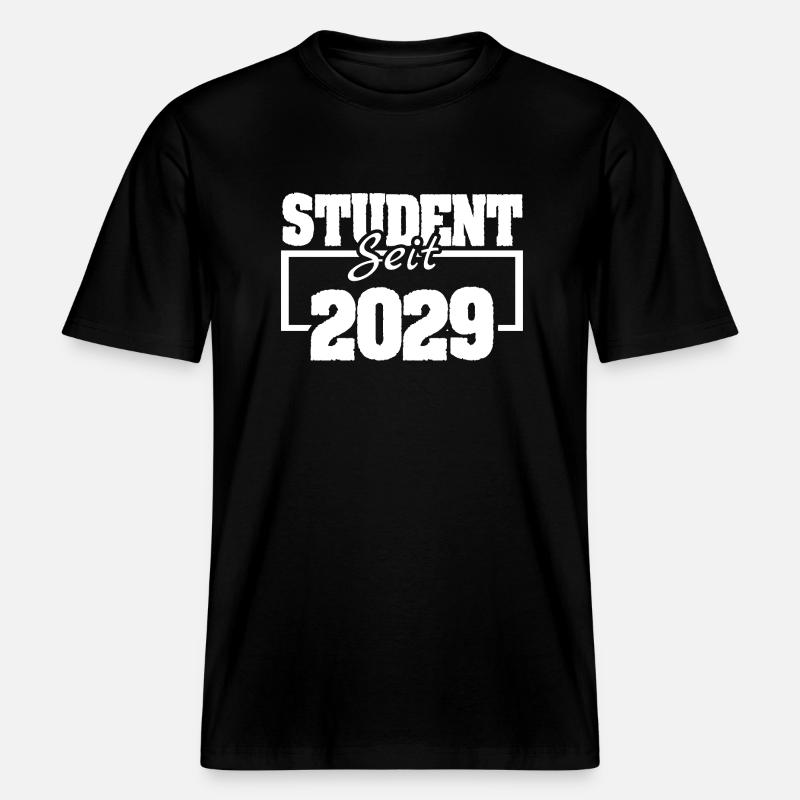 seit 2029 -  RELAXED FIT Unisex Organic T-Shirt - Schwarz