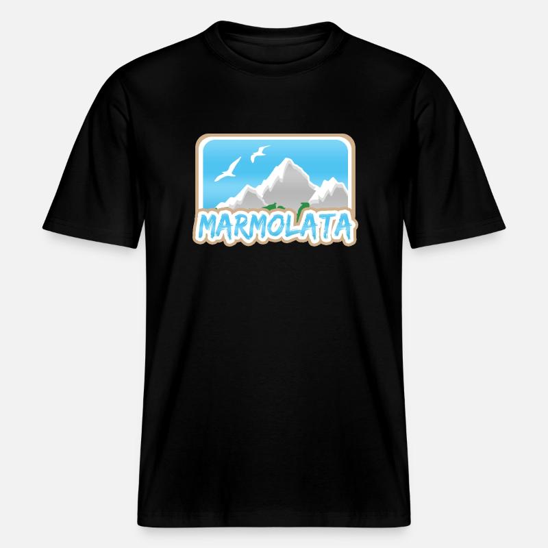 Marmolada comme Marmolada -  T-shirt unisexe RELAXED FIT en coton bio - noir