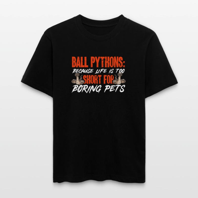 Ball Python Schlange Königspython  RELAXED FIT Unisex Organic T-Shirt
