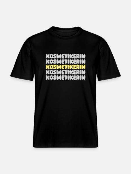 Gift for beautician - RELAXED FIT Unisex Organic T-Shirt - black