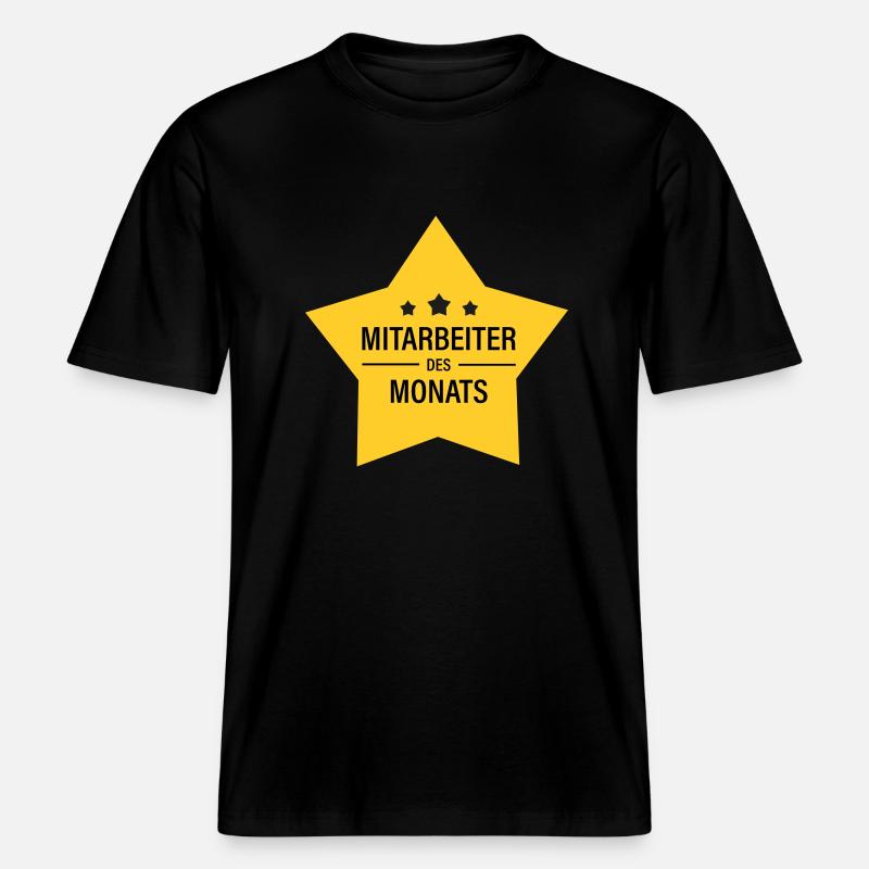 Mitarbeiter des Monats -  RELAXED FIT Unisex Organic T-Shirt - Schwarz