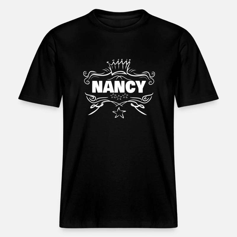 Bébé Nancy - T-shirt unisexe RELAXED FIT en coton bio - noir
