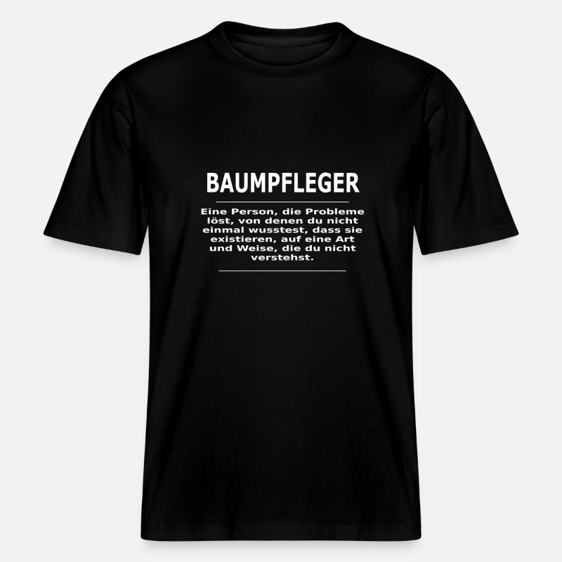 BAUMPFLEGER -  RELAXED FIT Unisex Organic T-Shirt - Schwarz