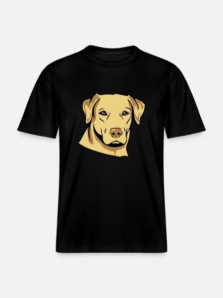 Dog mops -  RELAXED FIT Unisex Organic T-Shirt - black