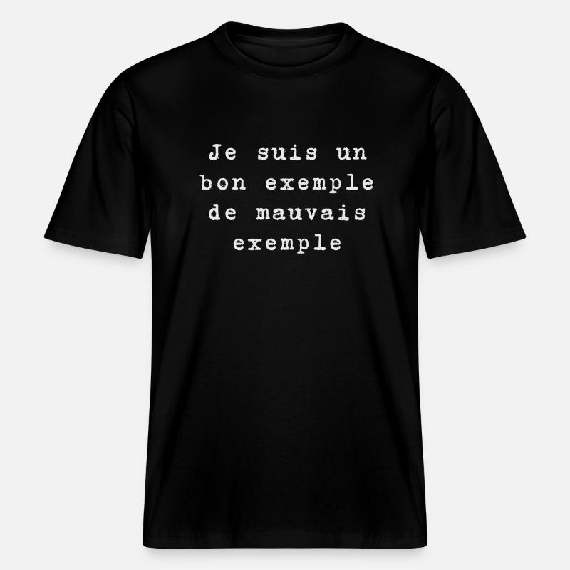 example -  RELAXED FIT Unisex Organic T-Shirt - black