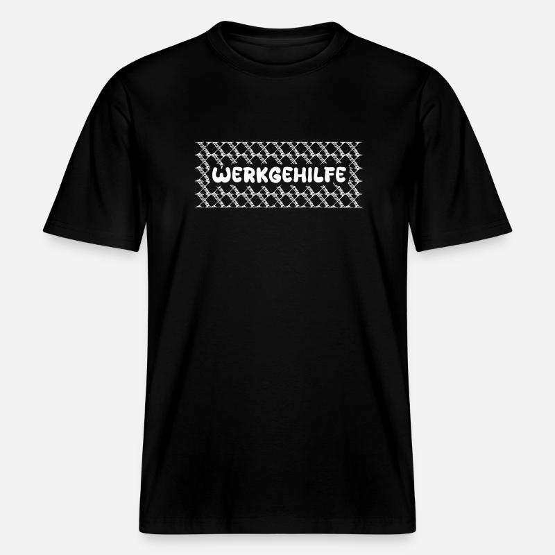 Assistant(e) de poste -  T-shirt unisexe RELAXED FIT en coton bio - noir