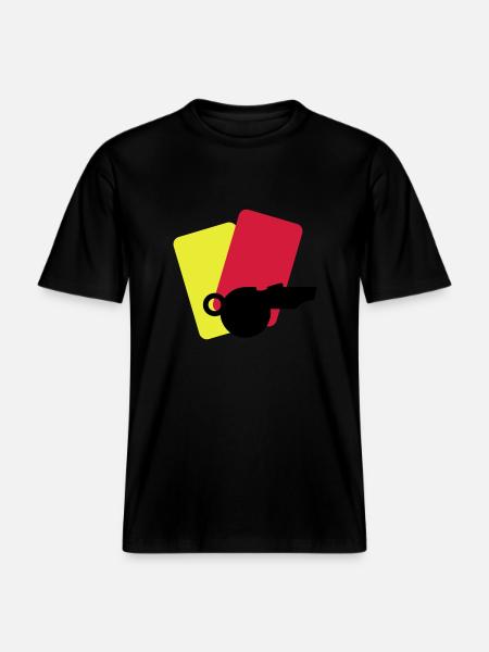 l'arbitre equipment / referee stuff (2c) - T-shirt unisexe RELAXED FIT en coton bio - noir