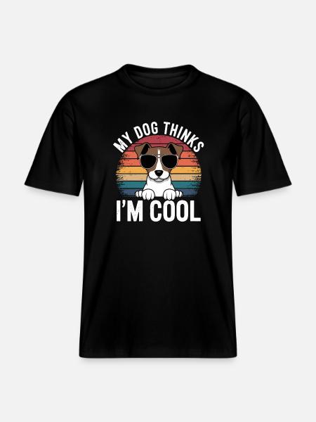 Jack Russell Terrier Owner - RELAXED FIT Unisex Organic T-Shirt - black