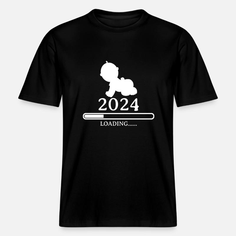 Bebe loading 2024 -  T-shirt unisexe RELAXED FIT en coton bio - noir