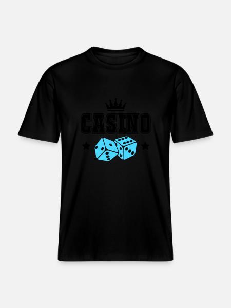 casino - RELAXED FIT Unisex Organic T-Shirt - Schwarz