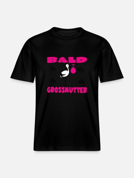 BALD GROSSMUTTER - T-shirt unisexe RELAXED FIT en coton bio - noir
