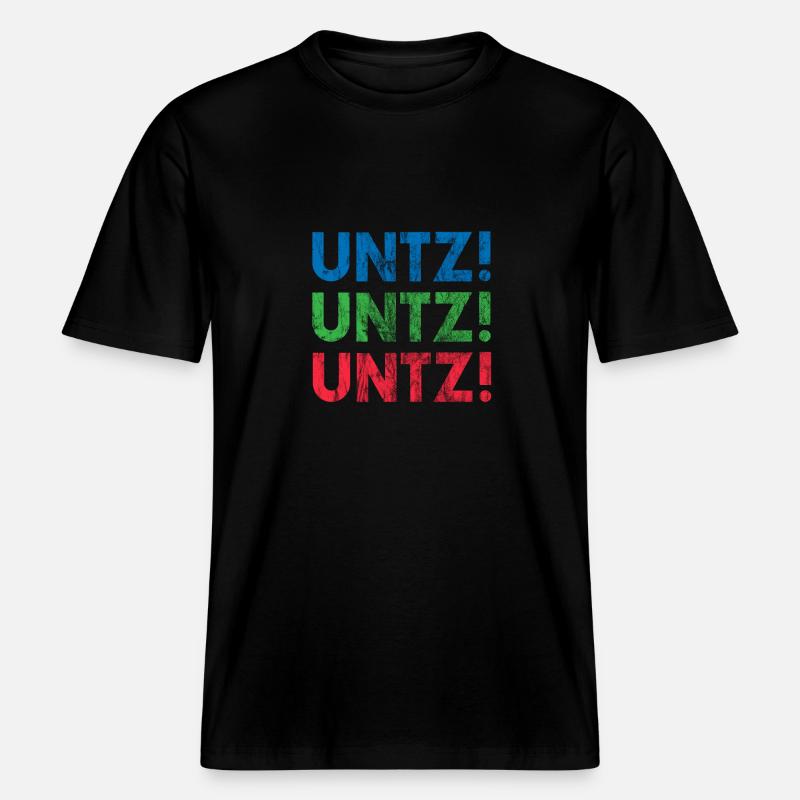 EDM Électronique Dance Techno Rave - T-shirt unisexe RELAXED FIT en coton bio - noir