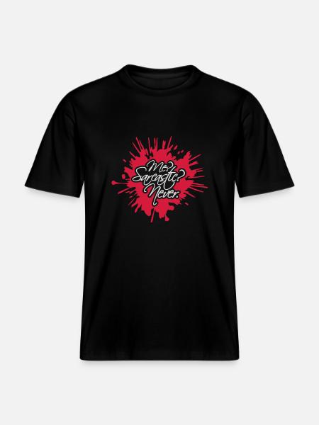 me sarcastic never quote - RELAXED FIT Unisex Organic T-Shirt - black