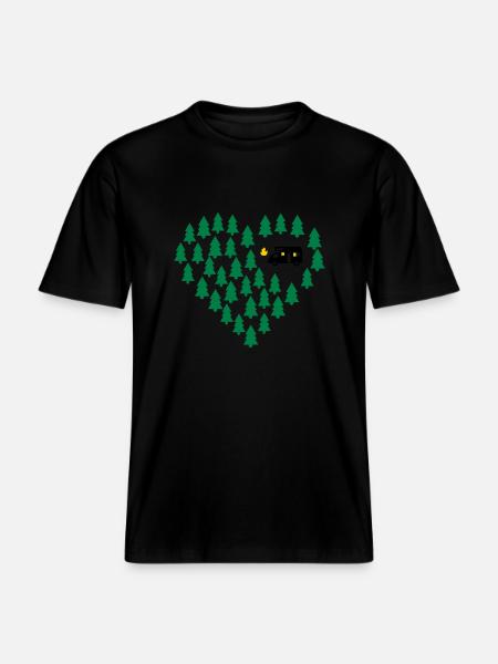 Wohnmobil Camping -  RELAXED FIT Unisex Organic T-Shirt - Schwarz