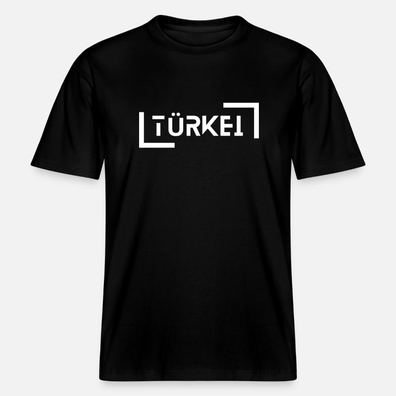 Turkey -  RELAXED FIT Unisex Organic T-Shirt - black
