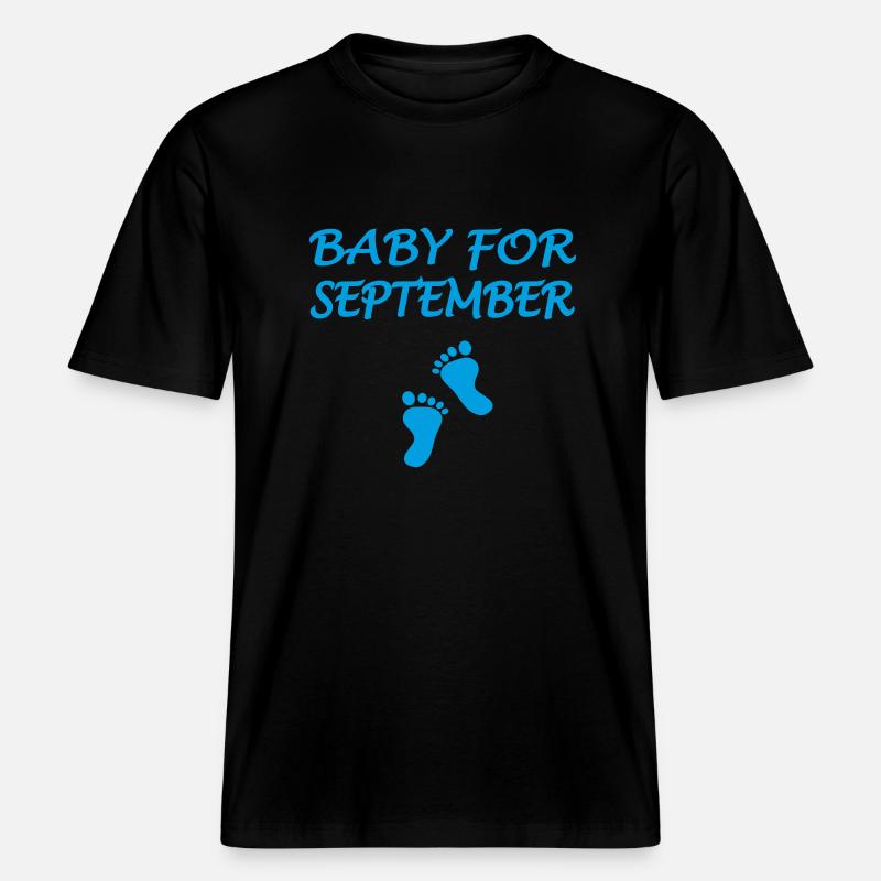 Baby for SEPTEMBER -  T-shirt unisexe RELAXED FIT en coton bio - noir