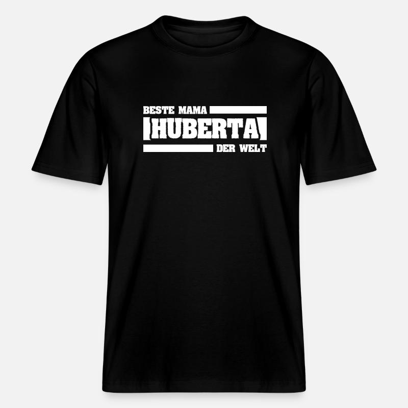 Mutter Huberta -  RELAXED FIT Unisex Organic T-Shirt - Schwarz