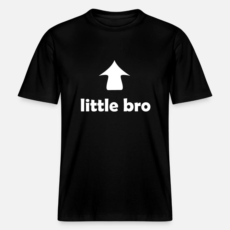 Pour le petit frère - T-shirt unisexe RELAXED FIT en coton bio - noir