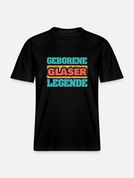 Gift for glaziers -  RELAXED FIT Unisex Organic T-Shirt - black