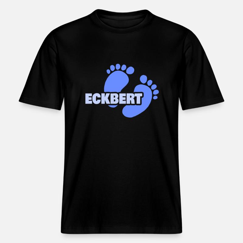 Gift for Eckbert -  RELAXED FIT Unisex Organic T-Shirt - black
