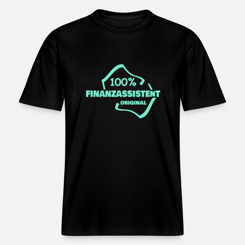Beruf Finanzassistent -  RELAXED FIT Unisex Organic T-Shirt - Schwarz