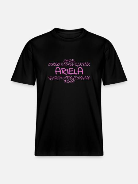 Ariela - RELAXED FIT Unisex Organic T-Shirt - Schwarz