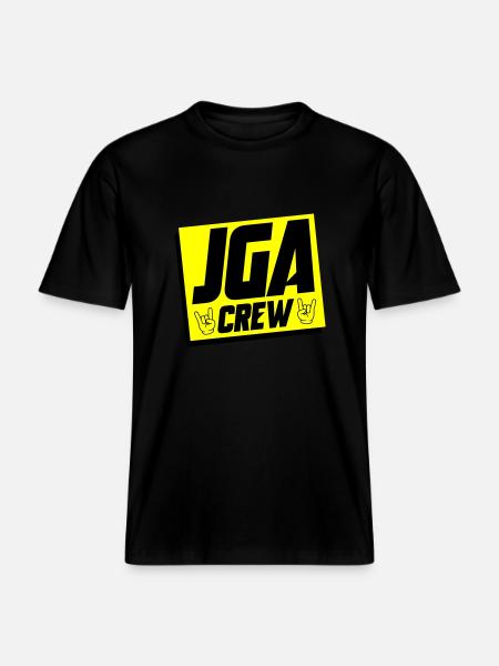 Jga Crew Junggesellenabschied - RELAXED FIT Unisex Organic T-Shirt - Schwarz