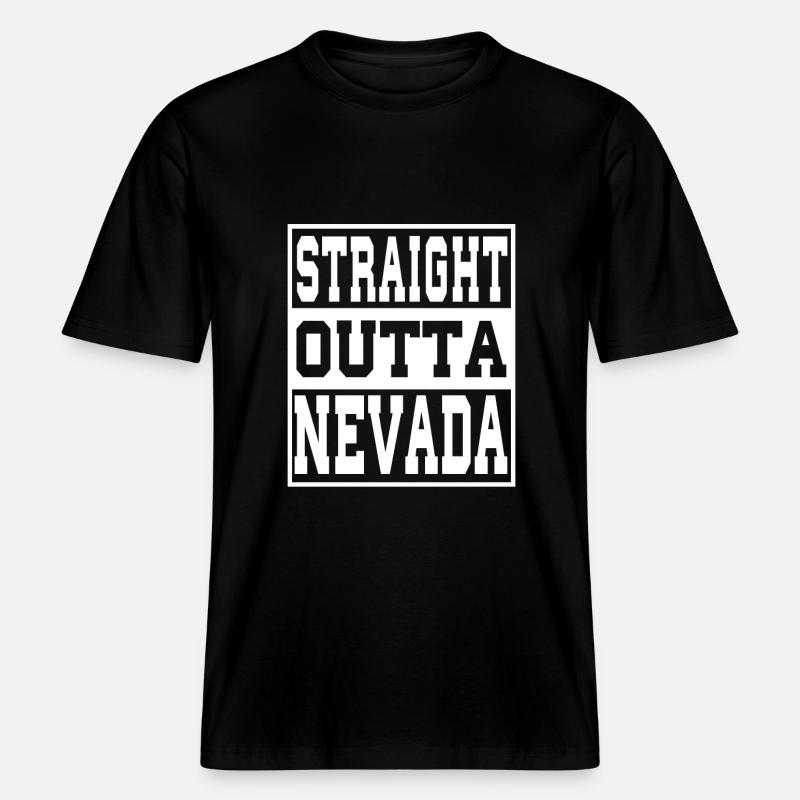 Nevada Spruch Lustig Nevada Geschenk - RELAXED FIT Unisex Organic T-Shirt - Schwarz