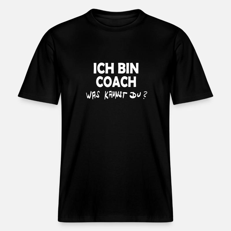 Beruf Coach -  RELAXED FIT Unisex Organic T-Shirt - Schwarz