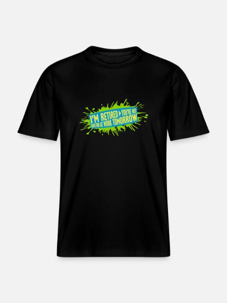 have fun at work -  RELAXED FIT Unisex Organic T-Shirt - black