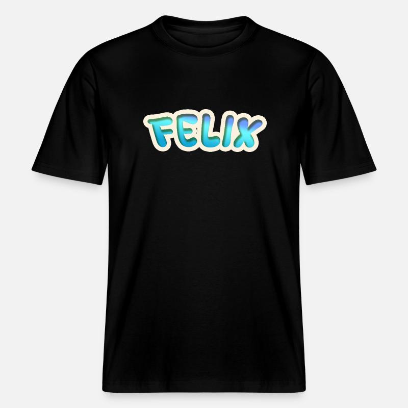 Felix en tant que métier -  T-shirt unisexe RELAXED FIT en coton bio - noir