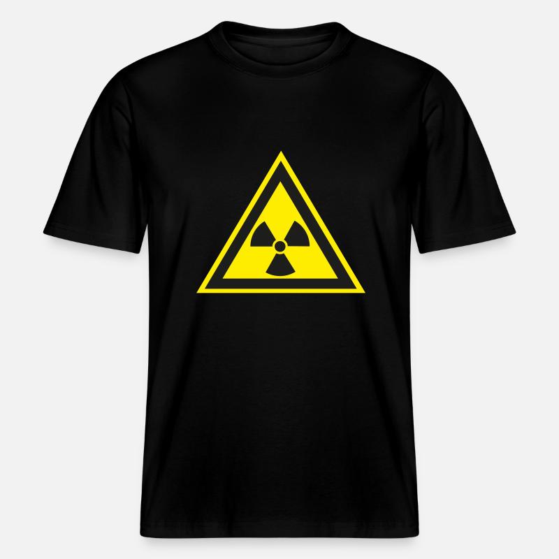 radioactive -  RELAXED FIT Unisex Organic T-Shirt - black