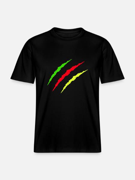 Claws Kurdistan -  RELAXED FIT Unisex Organic T-Shirt - black