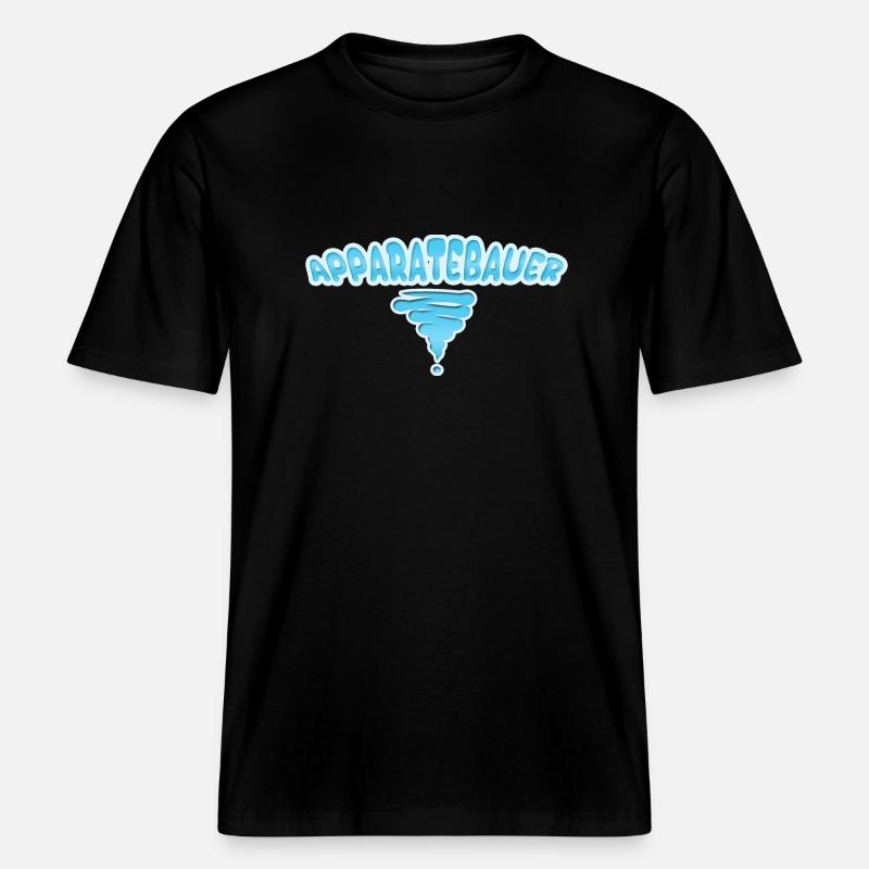 Constructeur d’appareils comme profession -  T-shirt unisexe RELAXED FIT en coton bio - noir
