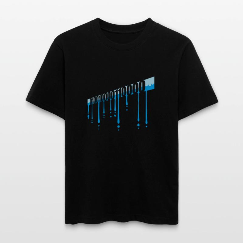 Binary Code Program Language  RELAXED FIT Unisex Organic T-Shirt